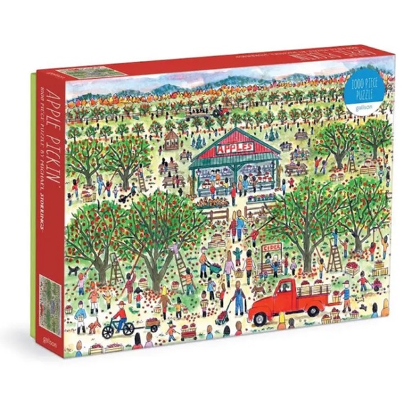 Galison Apple Pickin Puzzle - Picture 1 of 4